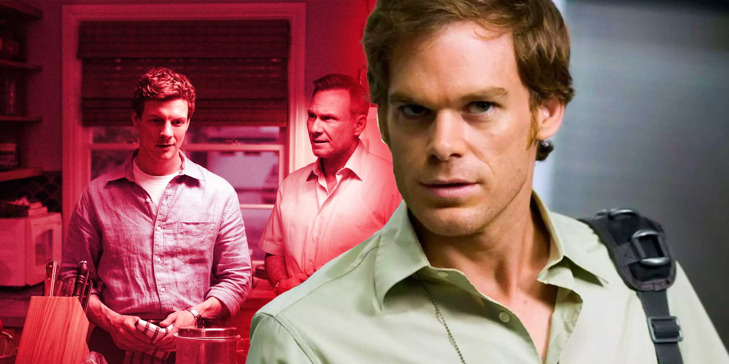 Молодой Декстер и Гарри Морган в "Dexter: Original Sin" с Декстером в "Miami Metro" в оригинальном сериале