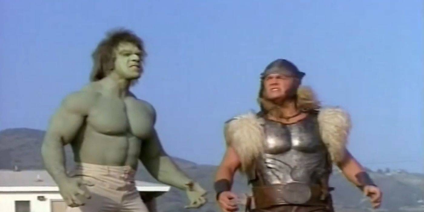 The Incredible Hulk Returns Bill Bixby as David Banner and Eric Allan Kramer as Thor