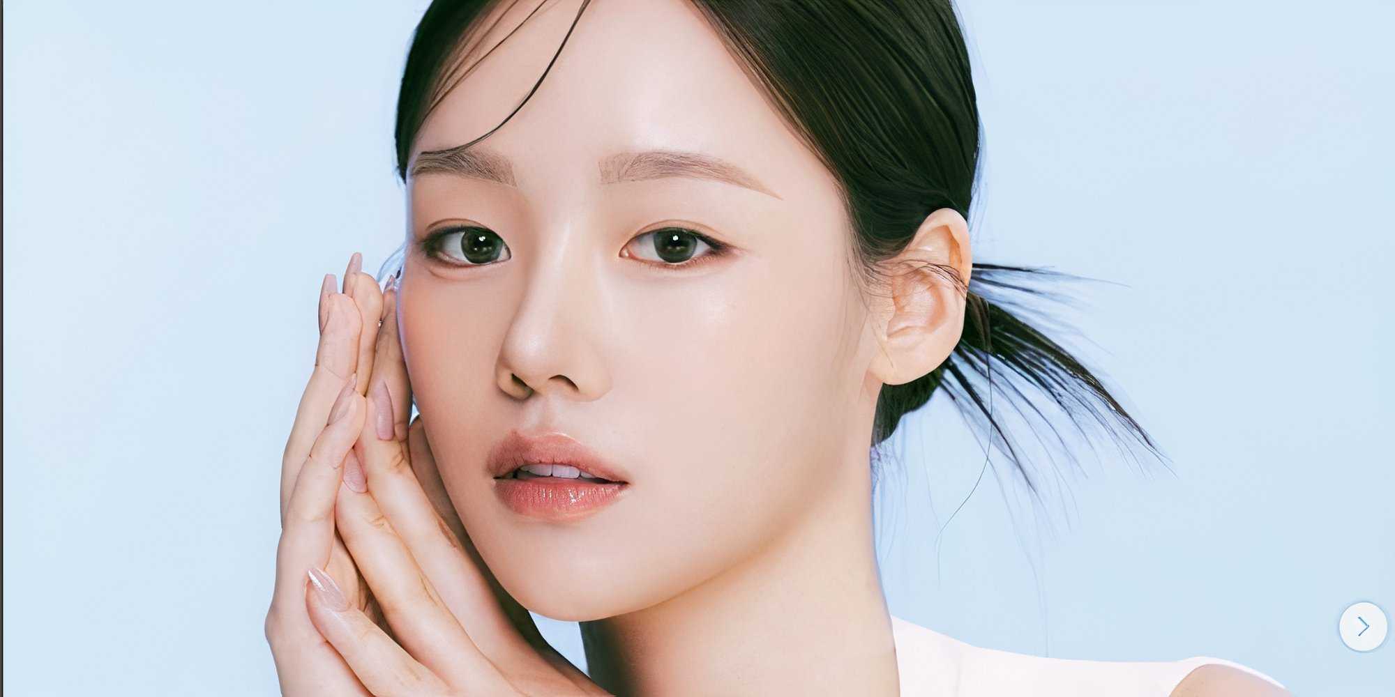 Фотография Ким Мин-Соль из "Single's Inferno", крупный план ее лица