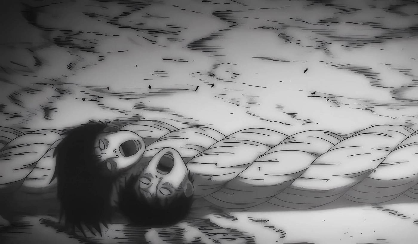 Казунори и Ёрико из "Узумаки", переплетенные, как две змеи