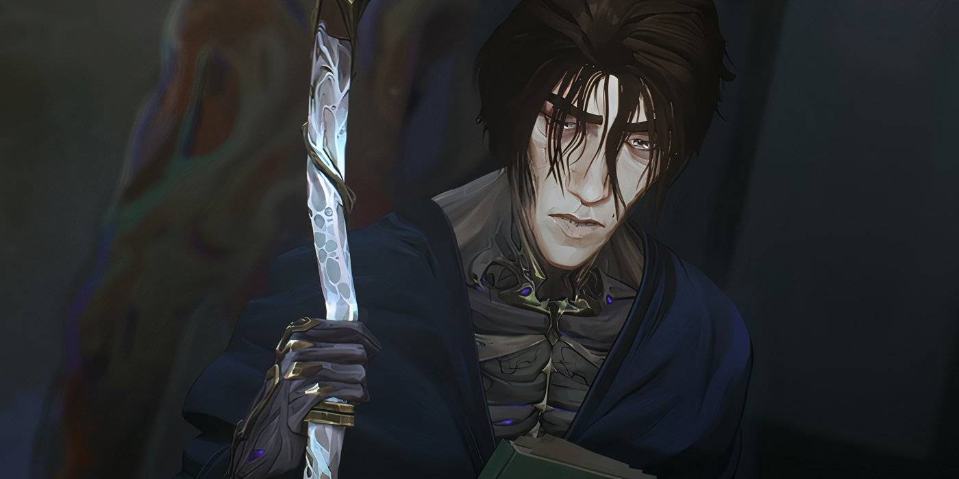 Виктор стоит с тростью и новым телом в 2-м сезоне Arcane (2024)