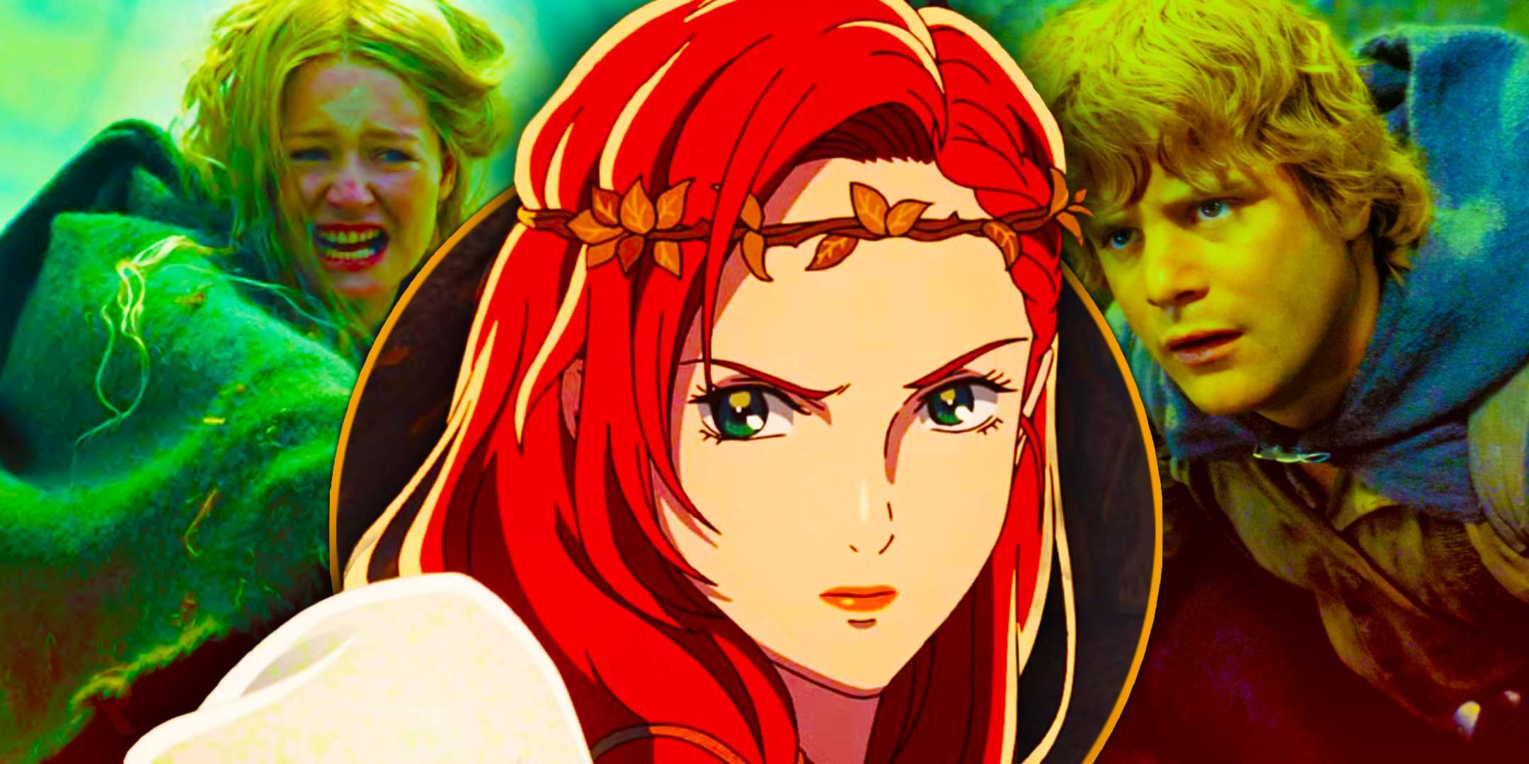 Гера из "Войны Рохирримов" и Эовин и Сэм из "Властелина колец"