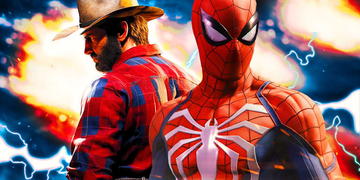 Уолки и Спайдер-Мэн в том виде, в котором они появляются в своих играх от Insomniac.