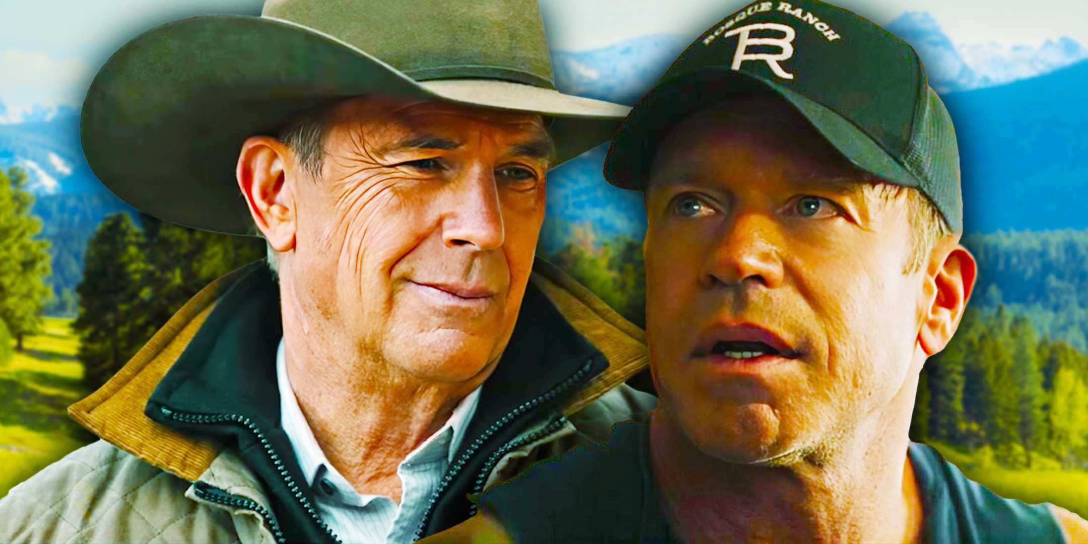 Тейлор Шеридан и Кевин Костнер в Yellowstone