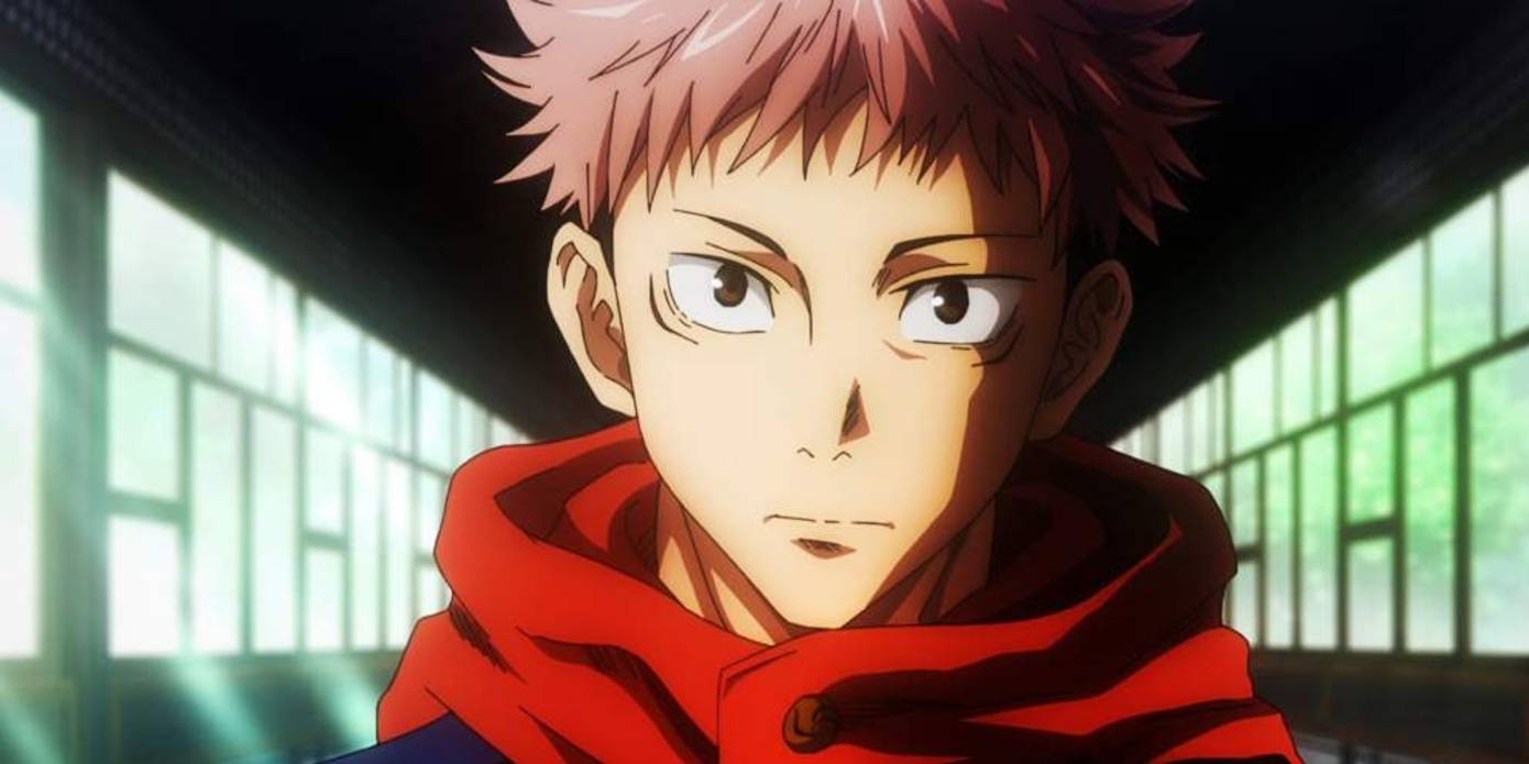 Юи, выглядящий серьезно в "Jujutsu Kaisen"