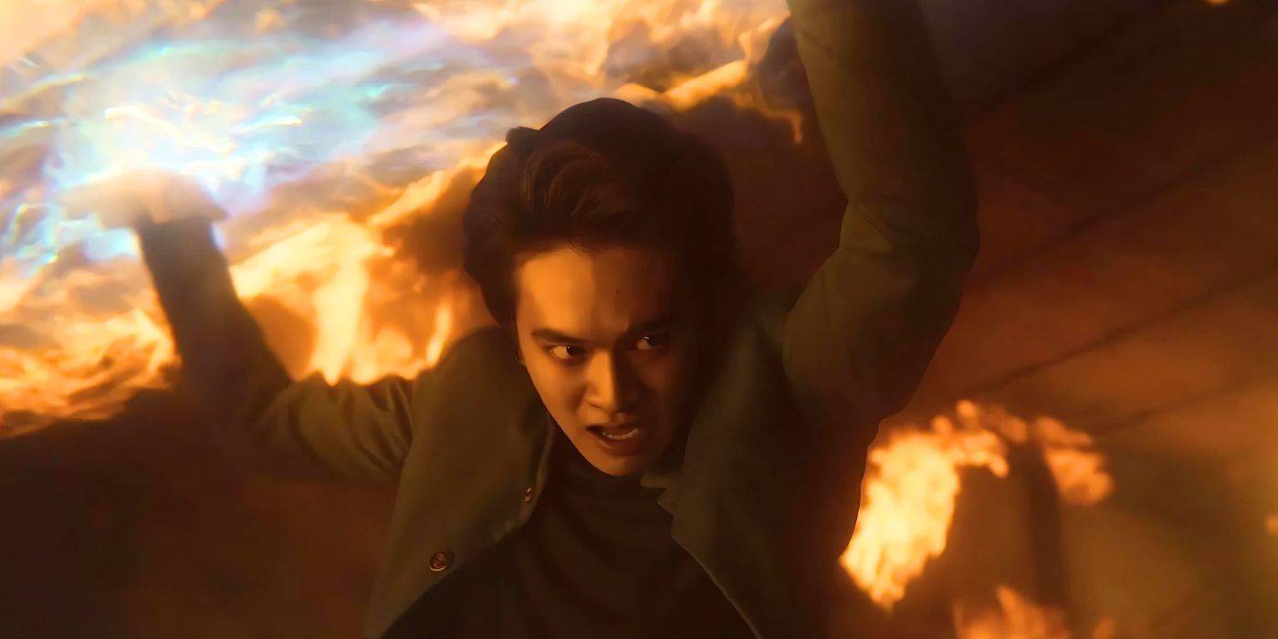 Юсуке Урамеши использует духовную энергию в передаче Yu Yu Hakusho от Netflix