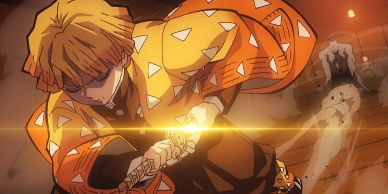 Дзенитсу из "Над Клинком", обнажающий свой меч