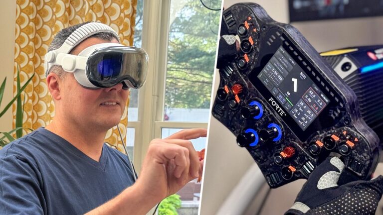 Nvidia добавляет ключевую функцию в Apple Vision Pro, которая заинтересует любителей симуляторов гонок