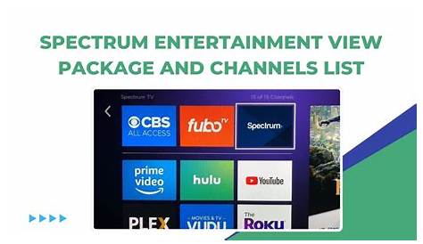 Что такое развлекательный вид на пакет Spectrum и каналы