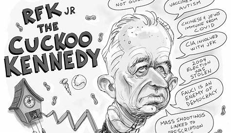 Карикатурист Rfk Jr. Kiki взял кукушки Кеннеди Daily Freeman