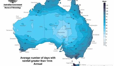 Общие осадки в этом году осадки Климатические средние карты Бюро метеорологии