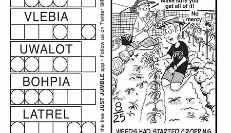 Jumble 2 4 24 Печатные головоломки с ответами