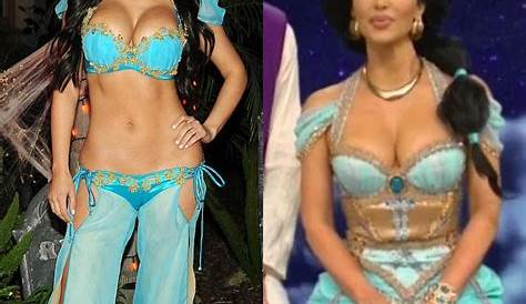 Очаровательная трансформация Ким Кардашьян в роли принцессы Жасмин получила новый макияж