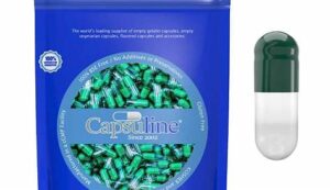 Зеленая капсула H103 Капсулиновый цвет желатин пустой размер 00 Walmart