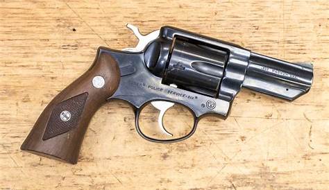 Полиция превратила в 357 Ruger Servicesix Magnum торговый револьвер