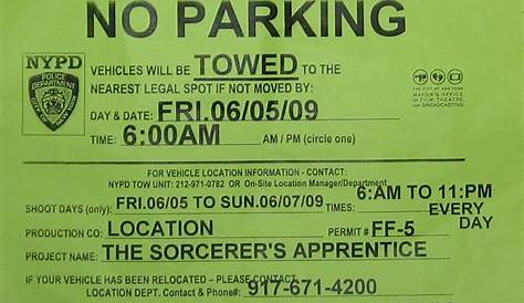 Ныне правила парковки Nyc временные в билетах