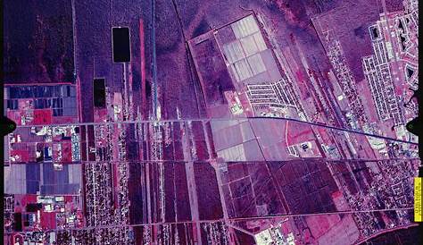 Пончатула Радар Луизиана Береговая аэрофотосъемка 2001