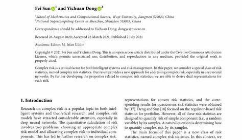 Ситуации комплексного риска — это статистика комплексного риска Pdf с анализом сценариев.