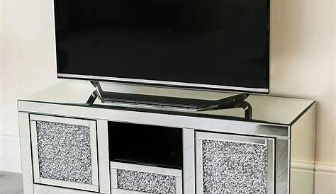 Кристаллический стенд Tv Mirrored Silver Glass мебель новая современная гостиная