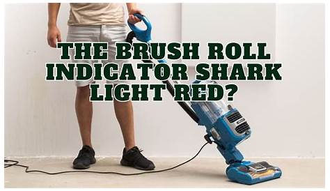 Роллер на акульем вакууме не рабочий стол Подробный индикатор щетки ролла Свет