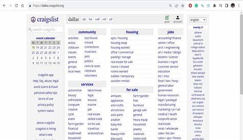 Даллас Крейгслист Рабочие места General Labor Хьюстон Рубин Флинт