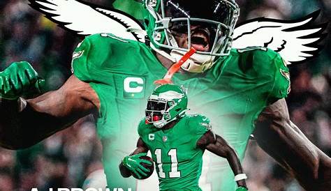 Обои AJ Brown на собаке