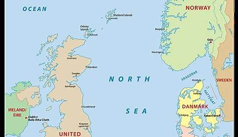 Немецкая река, которая ведет к Северному морю S на карте Y Западной Европы