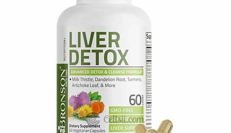 Продукты Gnc Detox Расширенная чистка Смешанный диетический добавка 60 капсул