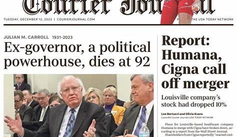 Louisville Courier Journal опубликовал обновленное издание