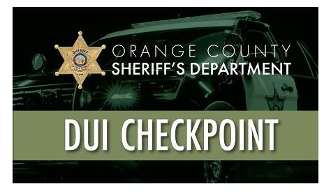 Сегодня Департамент шерифа округа Ориндж объявил о создании контрольно-пропускного пункта в миссии