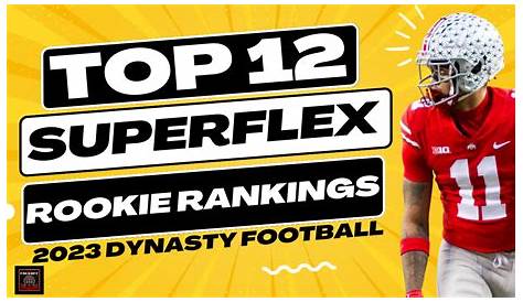 Dynasty Rookie Draft Superflex Rankingsfaq Топ-12 Рейтингов 2023 Nfl