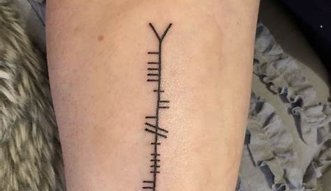 Семья в ирландской гэльской татуировке Teaghlach Ogham?