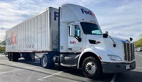 Fedex Class A Jobspittube Freight Peterbilt с кузовом Wbsh Ntionl Truck