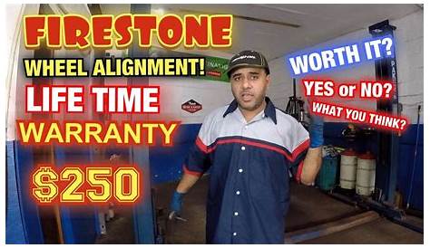 Цена на выравнивание колес Firestone стоит столько, сколько вы должны ожидать, чтобы заплатить