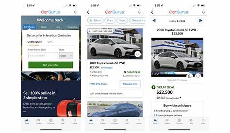 Carugursblog Posts Cargurus App and Caroffer Review Найти автомобиль Продать автомобиль Нердвалет
