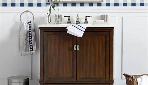 30 High Bathroom Vanity Dhp Otum Inch с темным ореховым деревом