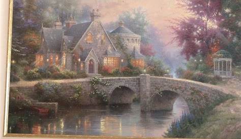 Картины Kinkade достойны того, чтобы найти ценность Thriftyfun