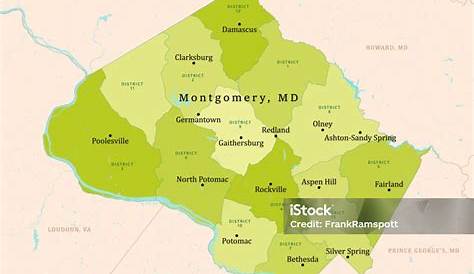 Открытая карта Mhz Montgomery County Md Map