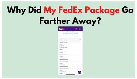 Почему мой пакет пошел дальше вверх, чем Fedex?