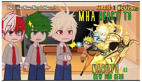 Mha React to Naruto Fanfiction Bnha Naru в роли Pro Hero Youtube