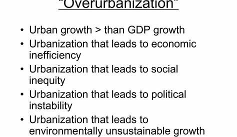 Какой из следующих вопросов не является проблемой из-за роста урбанизации урбовых районов
