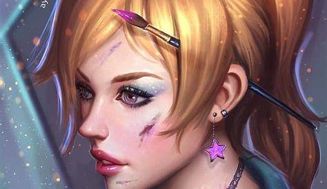 Художественная работа Девиантарт Девушка-художница Айясап On