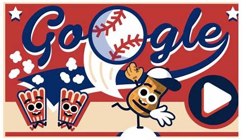 Бейсбольная игра в Google Play The Doodle 4 июля в городе Гик Алабама