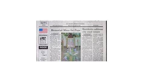 Обициндекс газеты St Marys Daily: The Mary’s