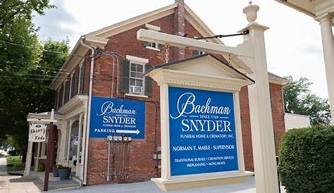 Бахман Снайдер Похороны Дома Некрологов Подробнее Страсбург Па Расположение Charles F & Crematory