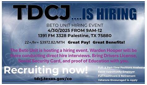 Tdcj Jobs Texas 5 000 бонусов для всех новых руководителей